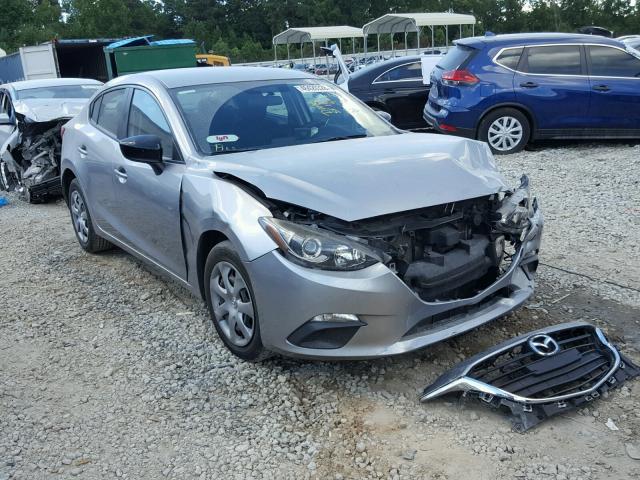 JM1BM1T7XF1237674 - 2015 MAZDA 3 SV SILVER photo 1