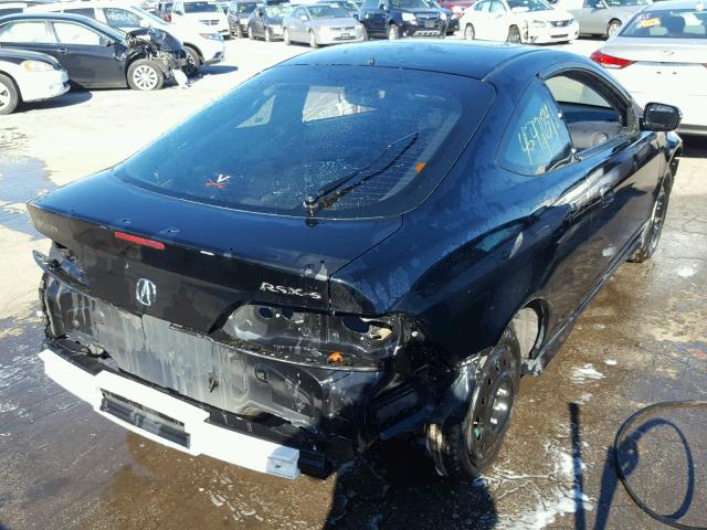 JH4DC53085S007015 - 2005 ACURA RSX TYPE-S BLACK photo 4