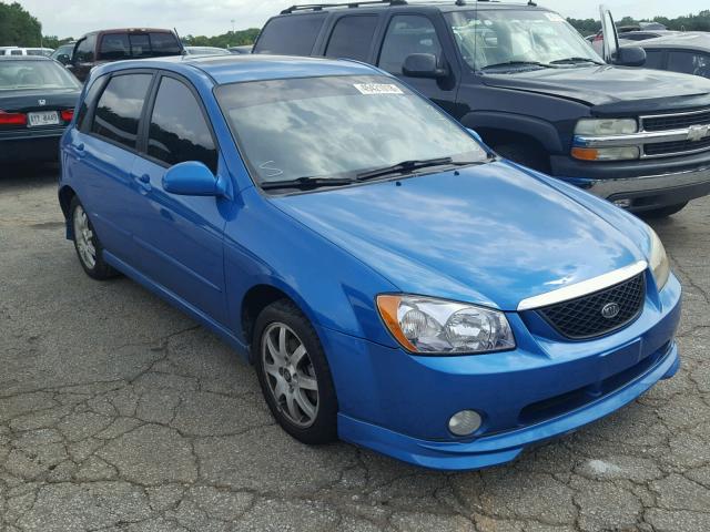 KNAFE161055082854 - 2005 KIA SPECTRA5 BLUE photo 1