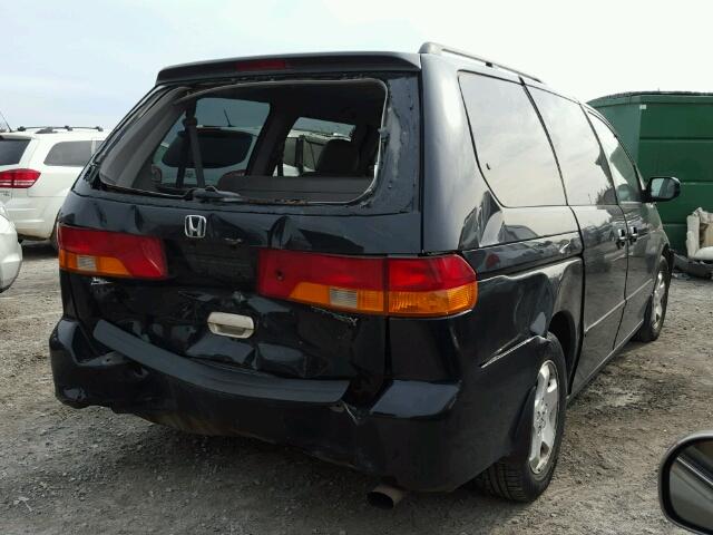 2HKRL18904H000287 - 2004 HONDA ODYSSEY EX BLACK photo 4