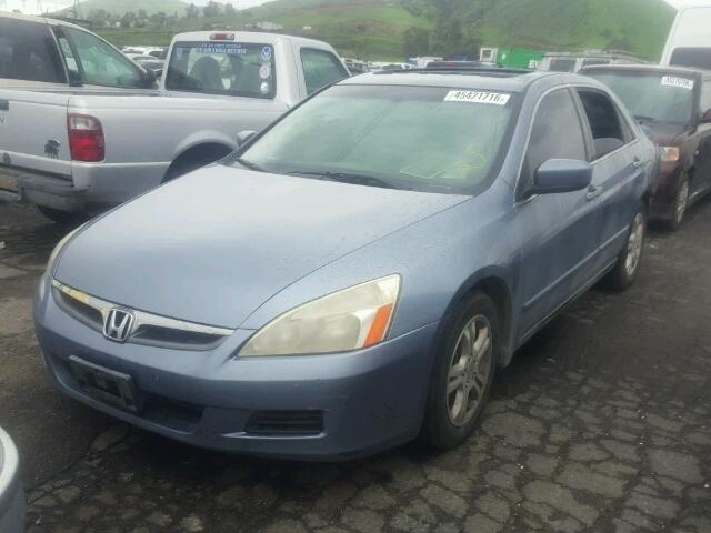 1HGCM56727A161779 - 2007 HONDA ACCORD EX GRAY photo 2