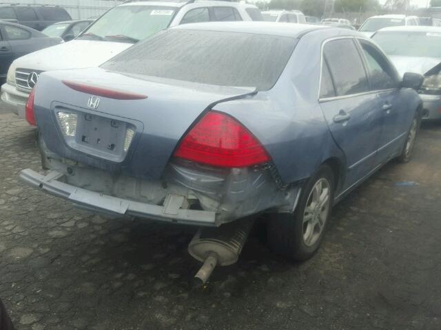 1HGCM56727A161779 - 2007 HONDA ACCORD EX GRAY photo 4