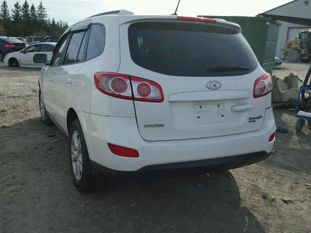 5NMSG4AG6AH379286 - 2010 HYUNDAI SANTA FE G WHITE photo 3