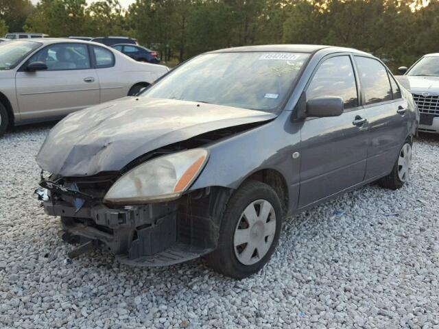 JA3AJ26E75U013665 - 2005 MITSUBISHI LANCER ES GRAY photo 2