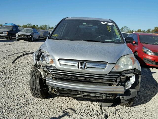 3CZRE38549G704358 - 2009 HONDA CR-V EX SILVER photo 9