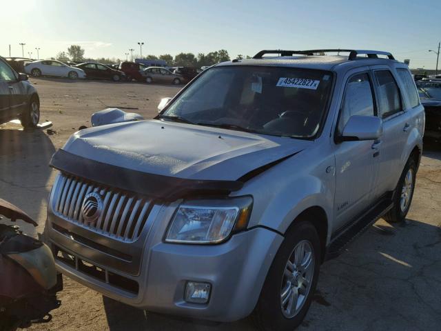 4M2CU87168KJ26839 - 2008 MERCURY MARINER SILVER photo 2