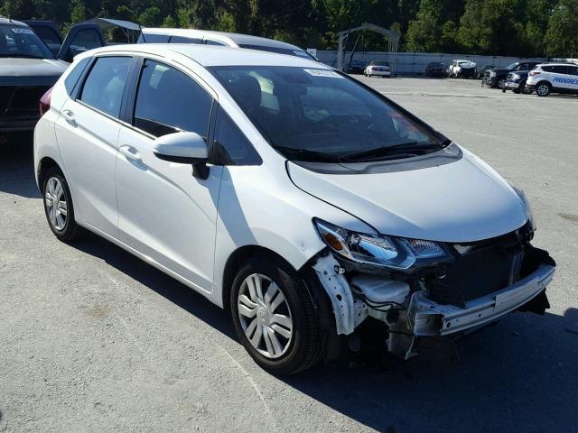 3HGGK5H58FM757824 - 2015 HONDA FIT LX WHITE photo 1