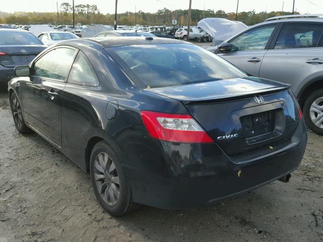 2HGFG12829H515137 - 2009 HONDA CIVIC EX BLACK photo 3