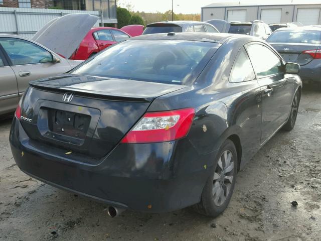 2HGFG12829H515137 - 2009 HONDA CIVIC EX BLACK photo 4