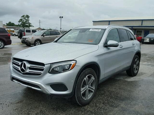 WDC0G4JB0GF041782 - 2016 MERCEDES-BENZ GLC 300 SILVER photo 2