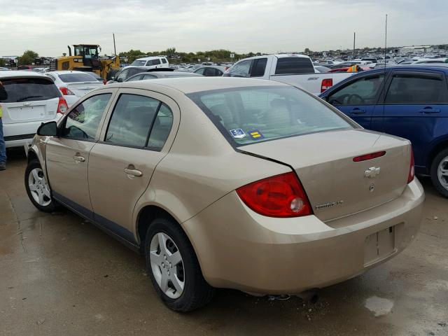 1G1AK55F067728774 - 2006 CHEVROLET COBALT GOLD photo 3