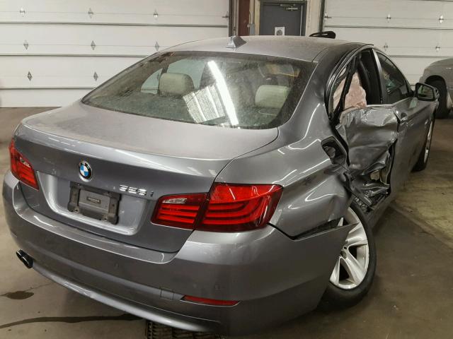 WBAXH5C59CDW09609 - 2012 BMW 528 SILVER photo 4