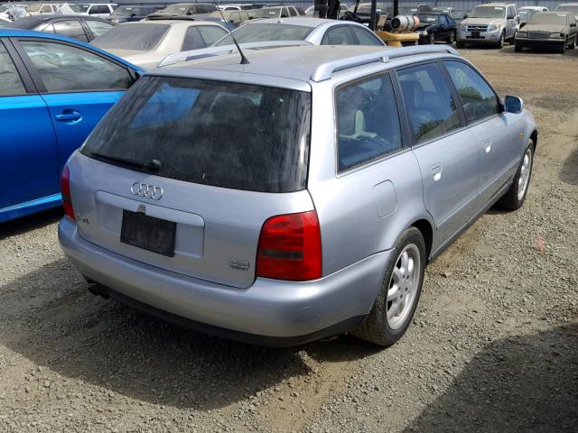 WAUGD68D2WA014687 - 1998 AUDI A4 2.8 AVA SILVER photo 4