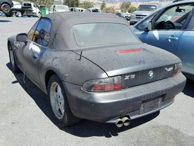 4USCH7325VLB78274 - 1997 BMW Z3 1.9 BLACK photo 3