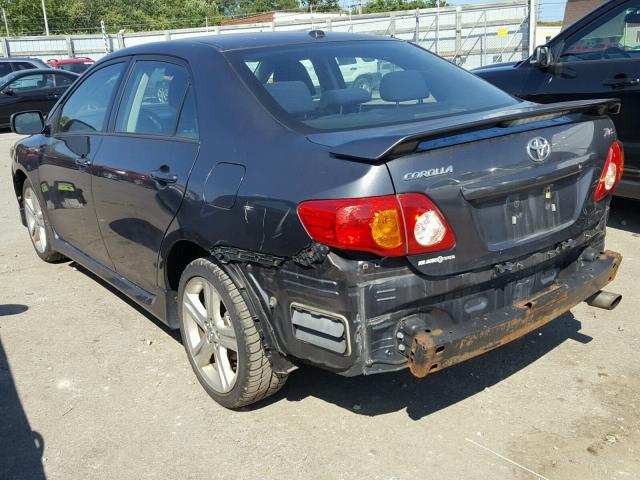 2T1BE40E69C027638 - 2009 TOYOTA COROLLA XR 灰色 照片 3