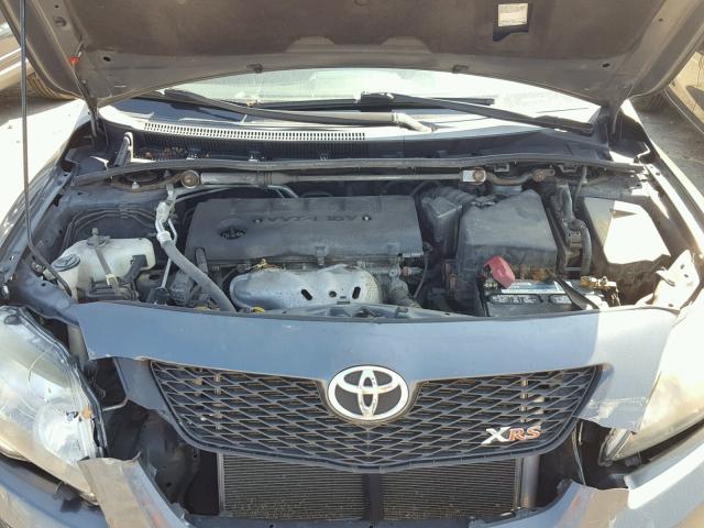 2T1BE40E69C027638 - 2009 TOYOTA COROLLA XR 灰色 照片 7
