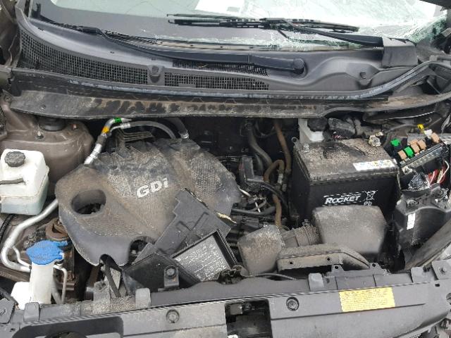 KNDPB3AC4E7664447 - 2014 KIA SPORTAGE B BROWN photo 7