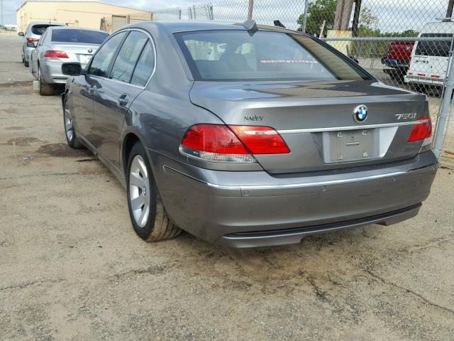 WBAHL835X7DT08552 - 2007 BMW ALPINA B7 GRAY photo 3