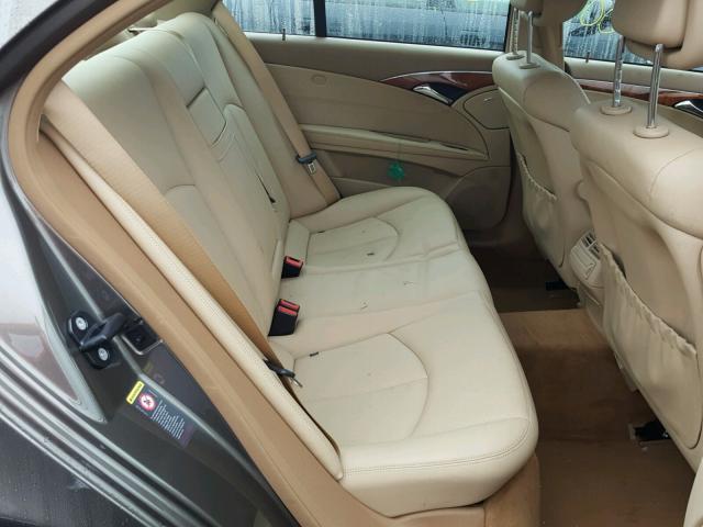 WDBUF87X18B347112 - 2008 MERCEDES-BENZ E 350 4MAT GRAY photo 6