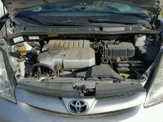 5TDZK23C38S151779 - 2008 TOYOTA SIENNA CE SILVER photo 7