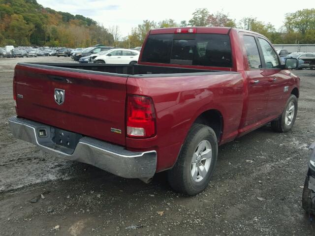 1C6RR6GP6DS633221 - 2013 RAM 1500 SLT BURGUNDY photo 4