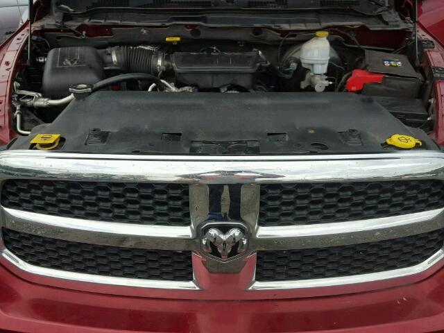 1C6RR6GP6DS633221 - 2013 RAM 1500 SLT BURGUNDY photo 7