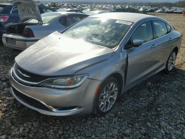 1C3CCCEG6FN711875 - 2015 CHRYSLER 200 C SILVER photo 2