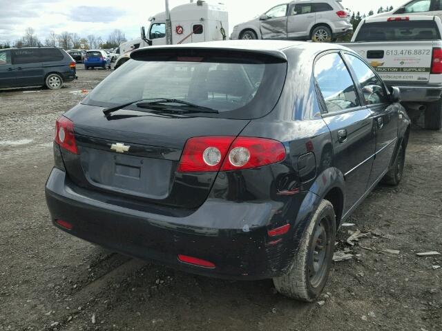 KL1JK65Z27K707857 - 2007 CHEVROLET OPTRA 5 LT BLACK photo 4