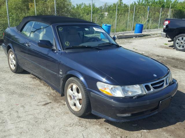 YS3DF78K537009702 - 2003 SAAB 9-3 SE BLUE photo 1