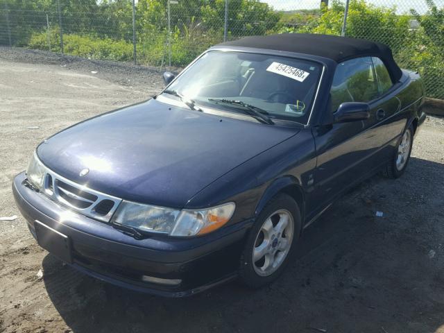 YS3DF78K537009702 - 2003 SAAB 9-3 SE BLUE photo 2