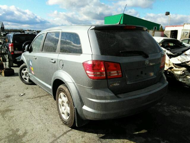 3D4PG4FB8AT277254 - 2010 DODGE JOURNEY SE GRAY photo 3