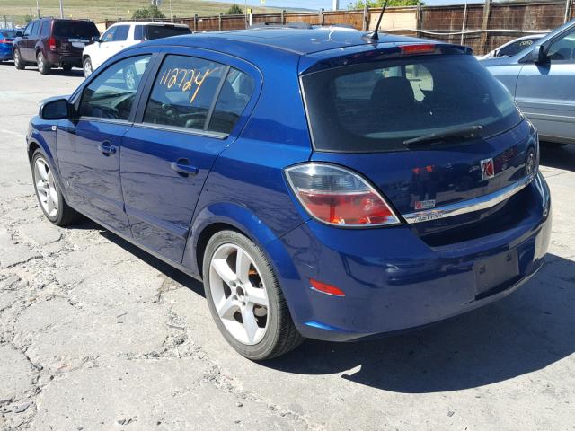 W08AT671885111108 - 2008 SATURN ASTRA XR BLUE photo 3