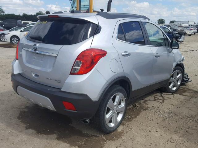 KL4CJFSB7FB221808 - 2015 BUICK ENCORE CON SILVER photo 4