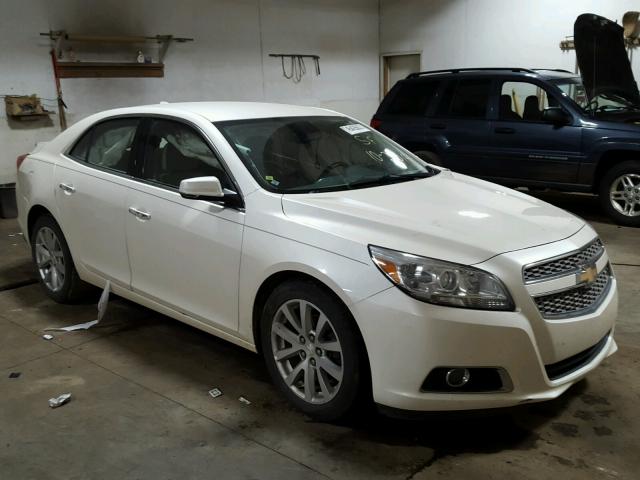 1G11H5SA2DF224480 - 2013 CHEVROLET MALIBU LTZ WHITE photo 1