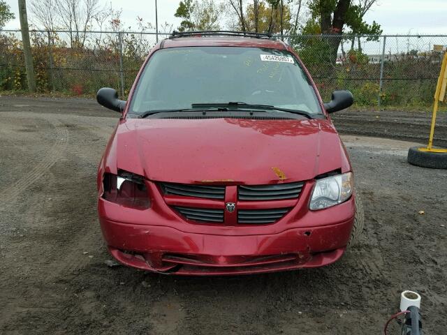 1D4GP25R56B550730 - 2006 DODGE CARAVAN SE RED photo 9