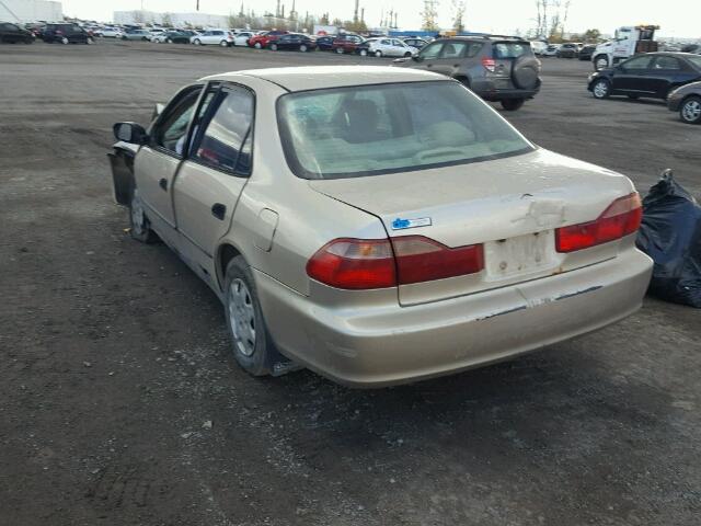 1HGCF8547YA803353 - 2000 HONDA ACCORD DX BEIGE photo 3