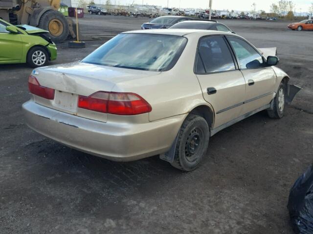 1HGCF8547YA803353 - 2000 HONDA ACCORD DX BEIGE photo 4