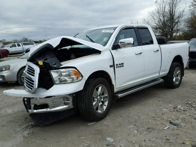 1C6RR7GT9HS718272 - 2017 RAM 1500 SLT WHITE photo 2