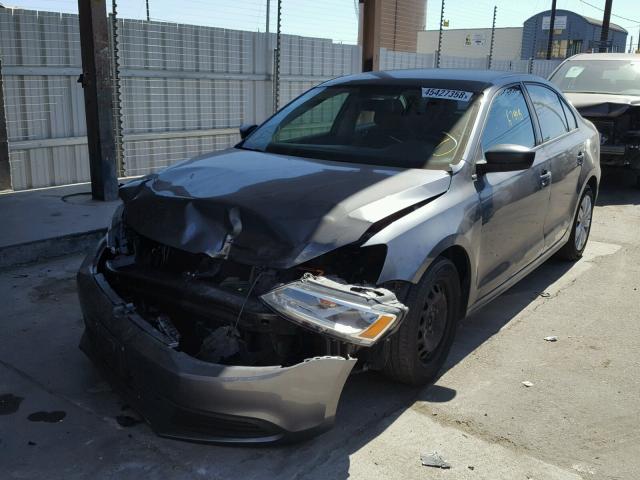 3VW2K7AJXCM354142 - 2012 VOLKSWAGEN JETTA BASE 灰色 照片 9