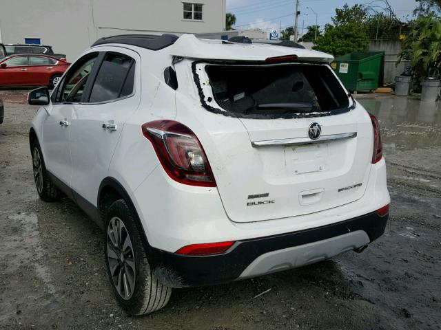 KL4CJCSB5HB119859 - 2017 BUICK ENCORE ESS WHITE photo 3