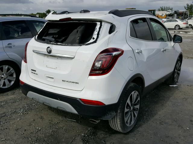 KL4CJCSB5HB119859 - 2017 BUICK ENCORE ESS WHITE photo 4