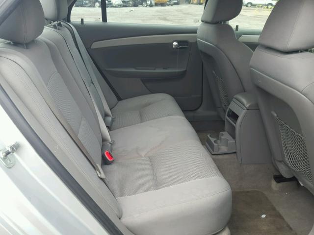 1G1ZB5EB8AF265703 - 2010 CHEVROLET MALIBU LS ვერცხლისფერი ფოტო 6