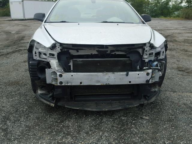 1G1ZB5EB8AF265703 - 2010 CHEVROLET MALIBU LS ვერცხლისფერი ფოტო 9