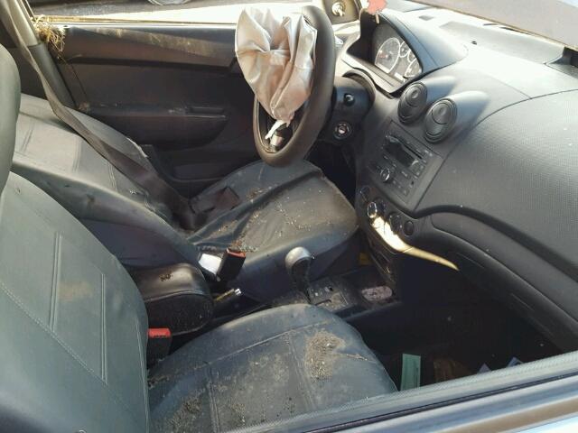 KL1TD55617B182325 - 2007 CHEVROLET AVEO BASE BLUE photo 5