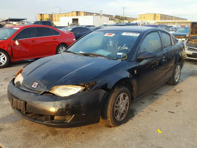 1G8AN12F24Z220233 - 2004 SATURN ION LEVEL BLACK photo 2