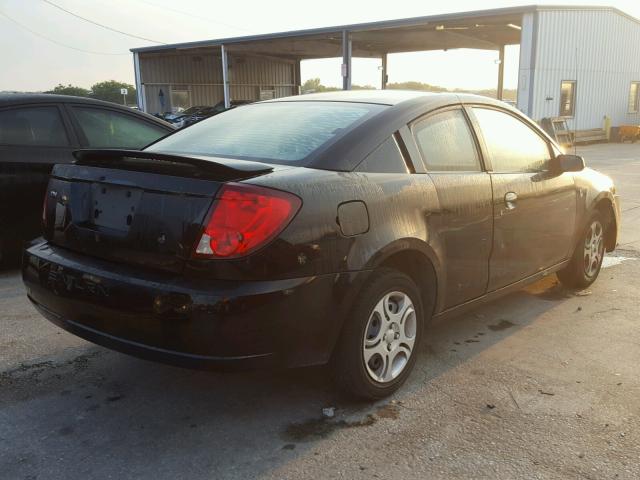 1G8AN12F24Z220233 - 2004 SATURN ION LEVEL BLACK photo 4