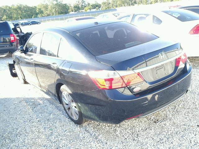 1HGCR2F87EA213946 - 2014 HONDA ACCORD EXL BLACK photo 3