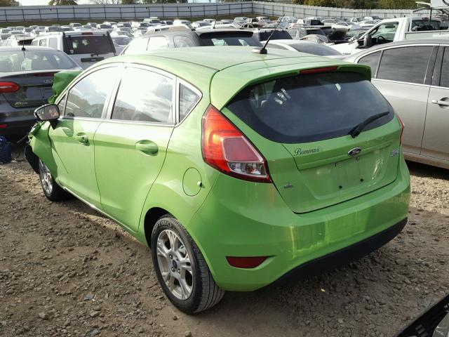 3FADP4EJ5FM114769 - 2015 FORD FIESTA SE GREEN photo 3