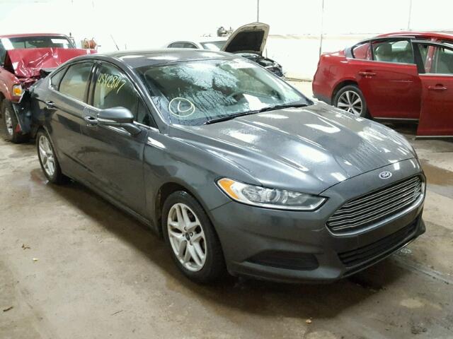 3FA6P0HD4FR257027 - 2015 FORD FUSION SE GRAY photo 1