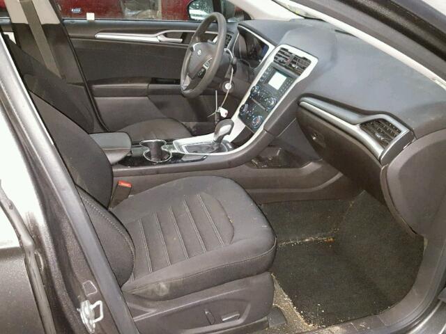 3FA6P0HD4FR257027 - 2015 FORD FUSION SE GRAY photo 5